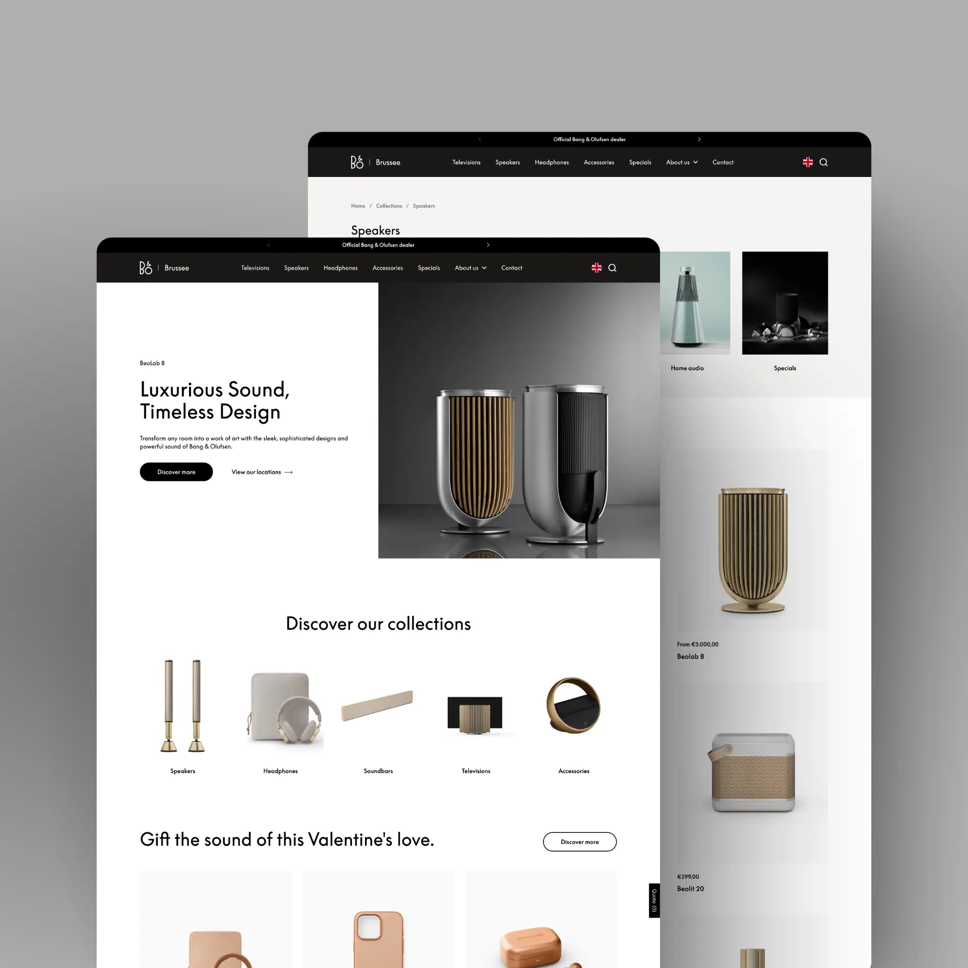 Bang & Olufsen showcase