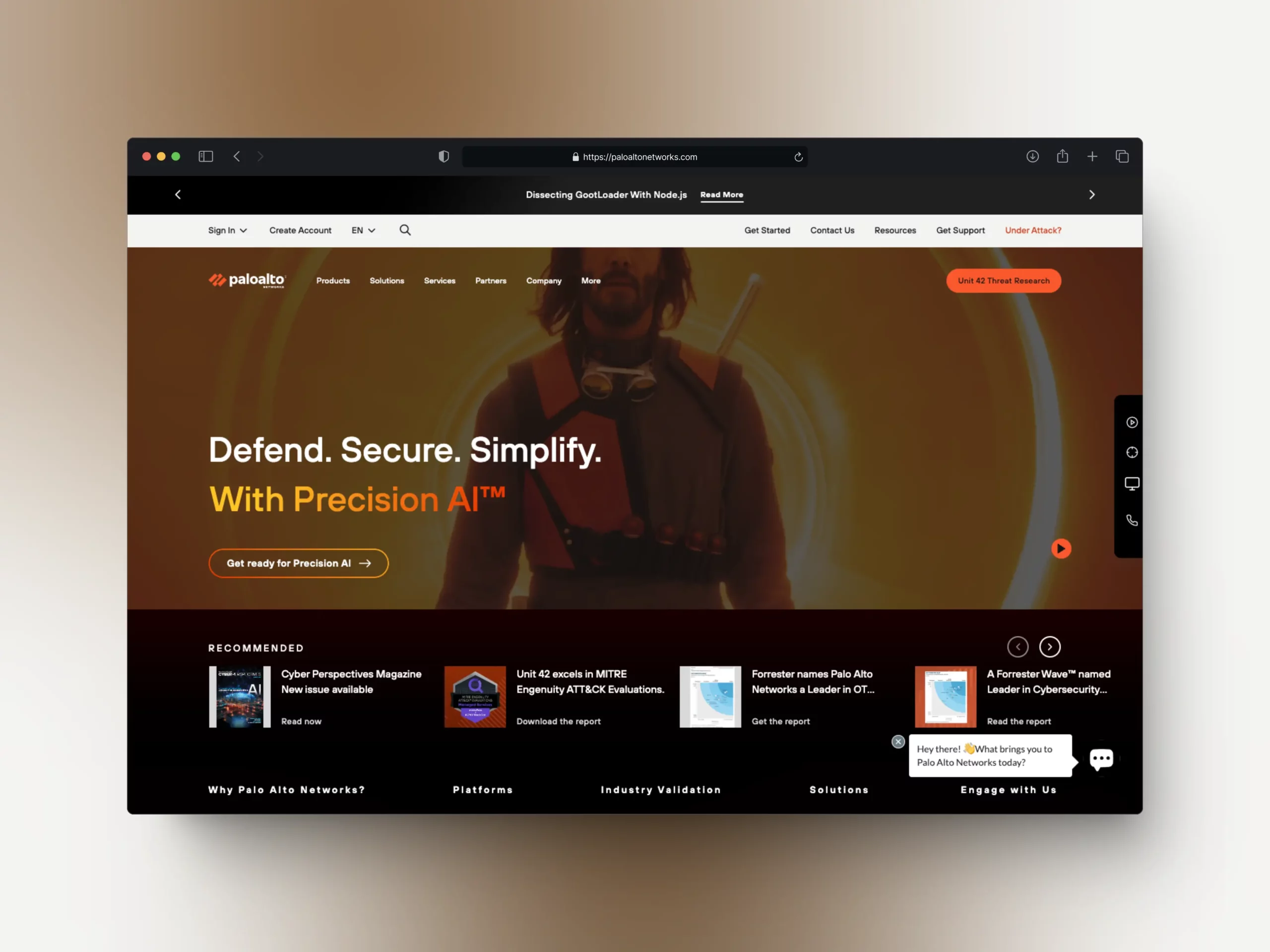 Palo Alto Networks showcase